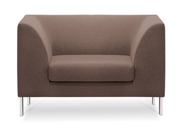 Мягкое офисное кресло Сиеста, ткань Сахара / темно-бежевая С04 в Симферополе