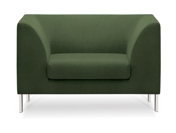 Кресло в офис Сиеста, ткань Сахара / зеленая С39 в Симферополе