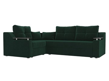 Угловой диван Кронос боннель, Зеленый (Велюр) в Симферополе