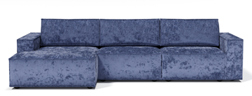 Угловой диван с оттоманкой Лофт 357х159х93 (Ремни/Еврокнижка) в Симферополе