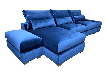 Угловой диван V-10-M ДУ (ПУФ2+Д4+ПС+ПС+ПУФ2), Memory foam в Симферополе