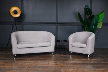 Комплект мебели Брамс  цвет бежевый диван 2Д + кресло в Симферополе