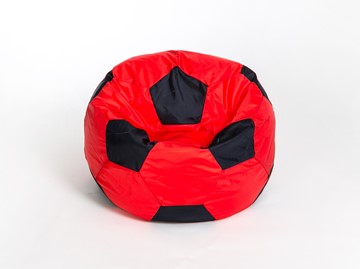 Кресло-мешок Мяч большой, красно-черный в Симферополе