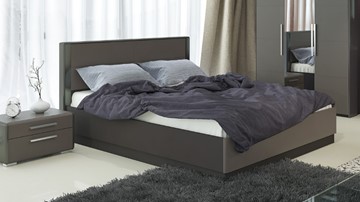 Кровать с механизмом двуспальная Наоми 1600, цвет Фон серый, Джут СМ-208.01.02 в Симферополе