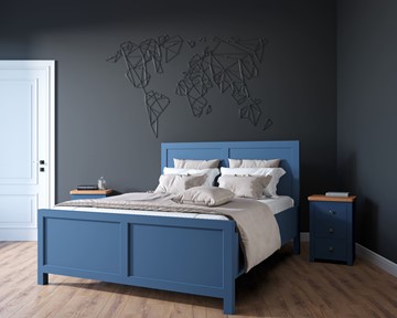 Кровать спальная Jules Verne, (JV16ETGB), синий в Симферополе