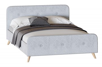 Кровать 2-х спальная Сиерра 1600 (с подъемным механизмом и коробом) Аура серый в Симферополе