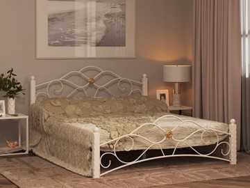 Спальная кровать Гарда 3, 160х200, белая в Симферополе