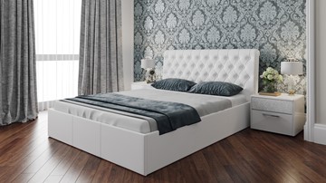 Двуспальная кровать с механизмом Скарлет (Белая) в Симферополе