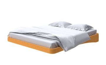 Парящая кровать 180х200, Велюр (Scandi Cotton 18 Шафран) в Симферополе