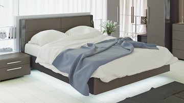 Кровать спальная Наоми 1600, цвет Фон серый, Джут СМ-208.01.01 в Симферополе