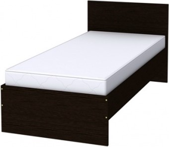 Кровать 1-спальная K09 с основанием, цвет Венге в Симферополе