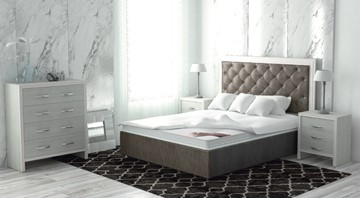 Кровать Сарма Манхэттен 180х200 (с основанием), с высотой спинки - 140 см в Симферополе
