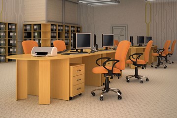 Комплект офисной мебели Классик рабочее место для опенспэйса (фрифло) в Симферополе