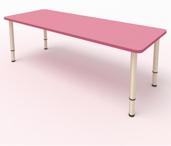 Стол для детей 2-местный  (по одну сторону столешн.) СДО-2 (0-3) розовый в Симферополе