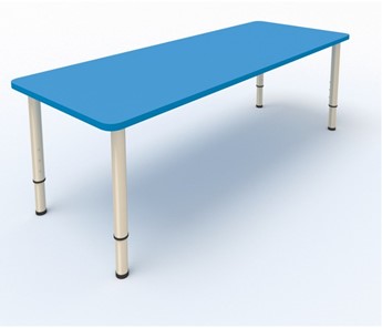 Стол для детей 2-местный  (по одну сторону столешн.) СДО-2 (0-3) синий в Симферополе