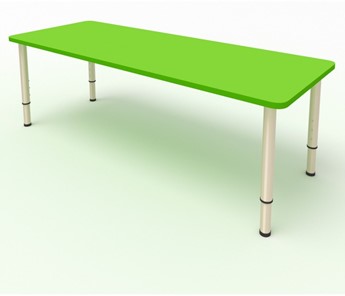 Детский стол 2-местный  (по одну сторону столешн.) СДО-2 (0-3) зеленый в Симферополе