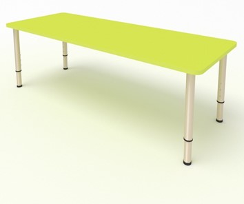 Детский стол 2-местный  (по одну сторону столешн.) СДО-2 (0-3) желтый в Симферополе