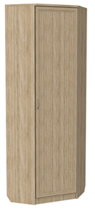 Распашной шкаф 402 угловой со штангой, цвет Дуб Сонома в Симферополе