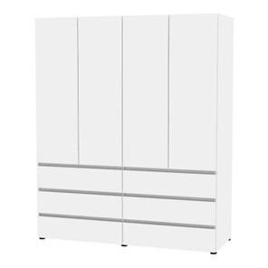 Шкаф 4-х дверный Erik H333 (Белый) в Симферополе