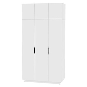 Распашной шкаф Аврора (H23) 2322х1201х540 Белый в Симферополе