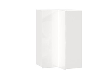 Шкаф кухонный угловой высокий Шервуд, ЛД 281.570.000.170, белый/белый глянец в Симферополе