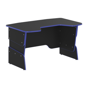 Стол для компьютера SKILLL STG 1385 Антрацит/ Дельфт (Синий) в Симферополе