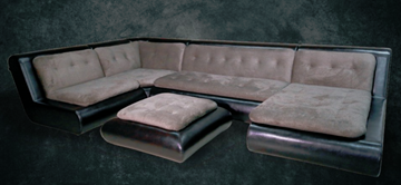 П-образный диван Шад Эвелина со столом-пуфом в Симферополе