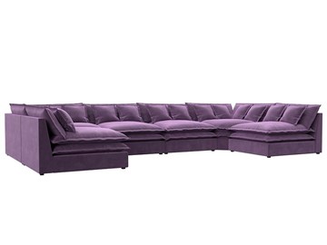 П-образный диван Лига-040, Сиреневый (микровельвет) в Симферополе