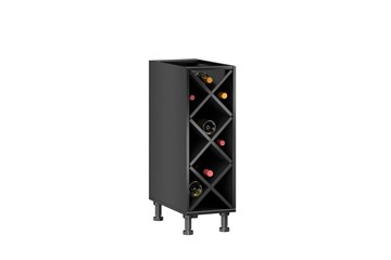 Тумба кухонная винная Мокка ЛД 270.070, цвет черный в Симферополе