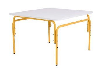 Детский растущий стол Фея Мой малыш, 0-1 гр., белый-желтый в Симферополе