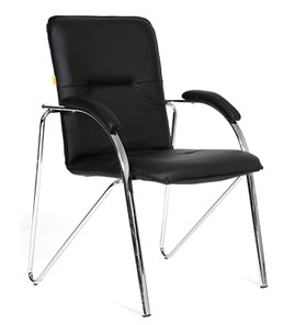 Кресло офисное CHAIRMAN 850 Экокожа Terra 118 черная в Симферополе