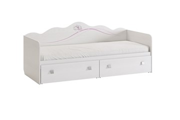 Кроватка Фэнтези с ящиками, белый рамух в Симферополе