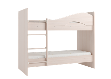 Кровать 2-ярусная Мая на щитах со шкафом и ящиками, цвет Млечный дуб в Симферополе - предосмотр 2