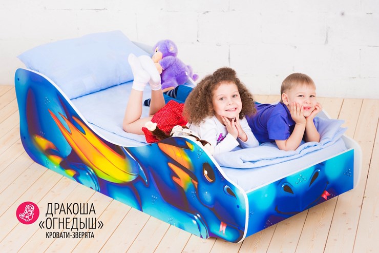 Детская кровать-зверёнок Дракоша-Огнедыш в Симферополе - изображение 3