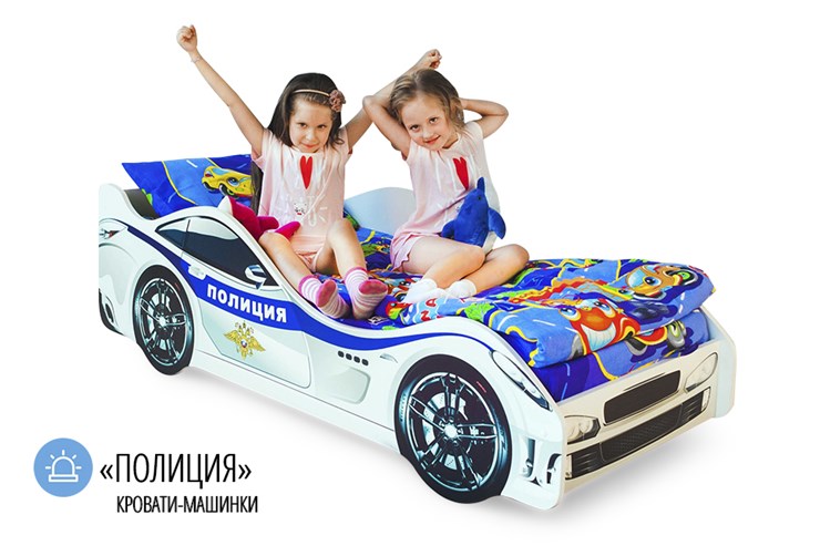 Детская кровать-машина Полиция в Симферополе - изображение 4
