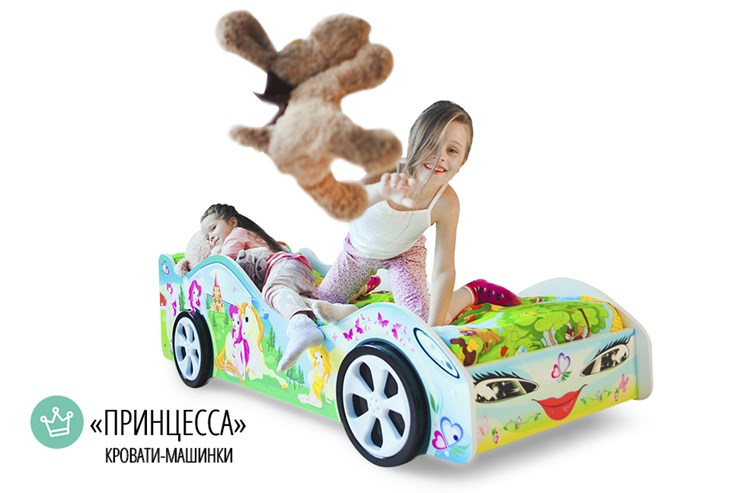 Кровать-машина детская Принцесса в Симферополе - изображение 3