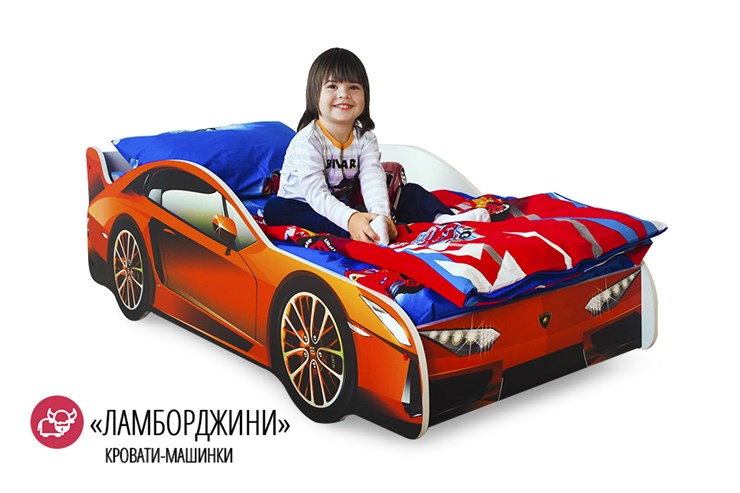 Детская кровать-машина Lamborghini в Симферополе - изображение 1