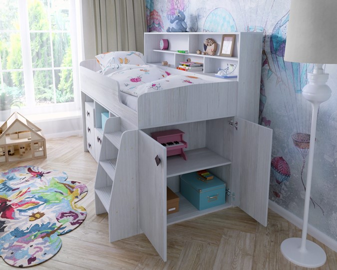 Кровать-чердак в детскую Малыш-5, цвет Винтерберг в Симферополе - изображение 6