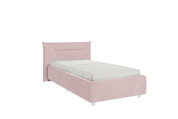Кровать в детскую 0.9 Альба, нежно-розовый (велюр) в Симферополе