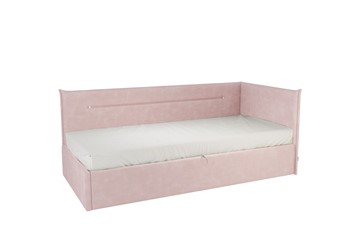 Кроватка 0.9 Альба (Тахта), нежно-розовый (велюр) в Симферополе
