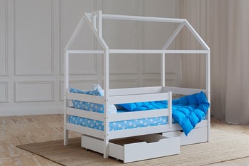Детская кровать Домик с ящиками, цвет белый в Симферополе - предосмотр 2