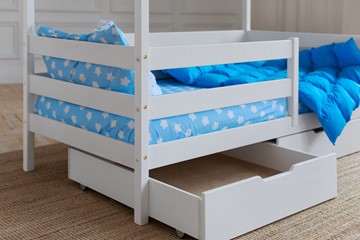 Детская кровать Домик с ящиками, цвет белый в Симферополе - предосмотр 3