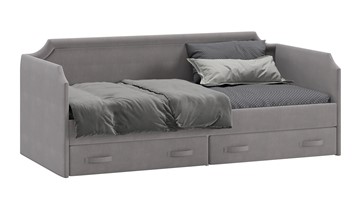 Подростковая кровать Кантри Тип 1, ТД-308.12.02 (Велюр Светло-серый) в Симферополе