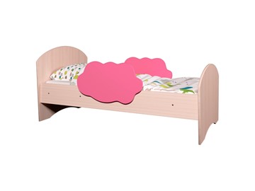 Детская кровать Тучка, корпус Дуб млечный, фасад Розовый в Симферополе
