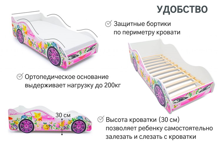 Детская кровать-машина Фея в Симферополе - изображение 4