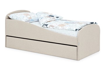 Кровать с ящиком Letmo карамель (рогожка) в Симферополе
