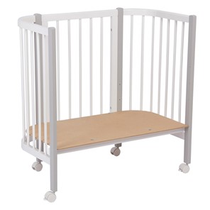 Кроватка детская приставная POLINI Kids Simple 105 Белый / Серый в Симферополе - предосмотр 6
