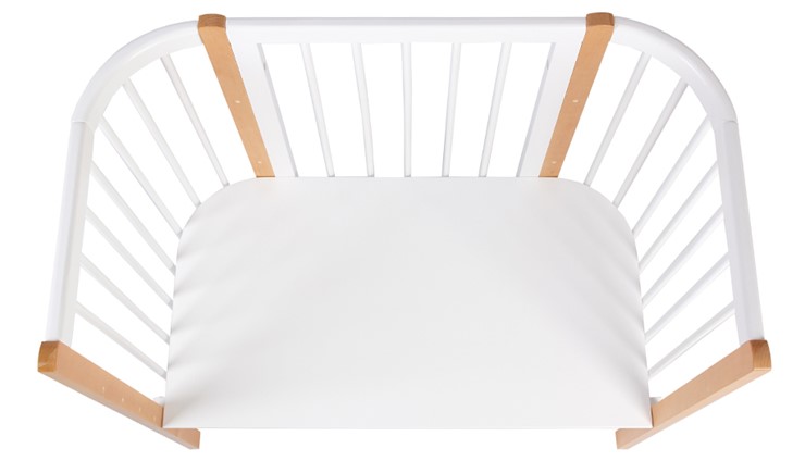Кроватка-трансформер POLINI Kids Simple 120 Белый / Бук в Симферополе - изображение 4