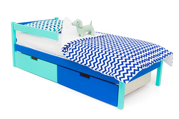 Кровать в детскую Skogen classic мятно-синия в Симферополе - изображение