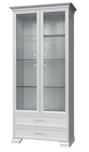 Шкаф-витрина Грация ШР-2, белый, 2 стекла в Симферополе